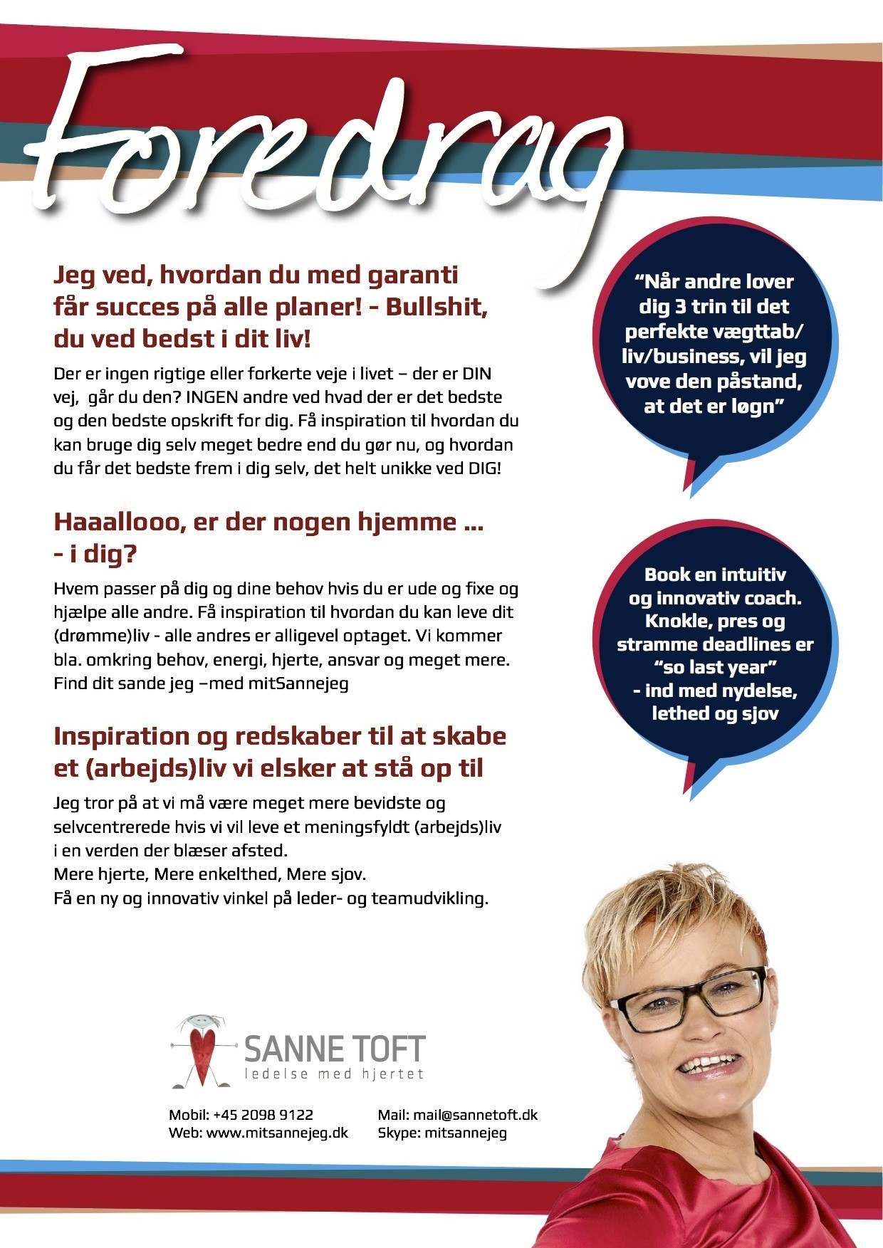 SanneToft.dk Gratis intuitive foredrag i maj og juni  2015